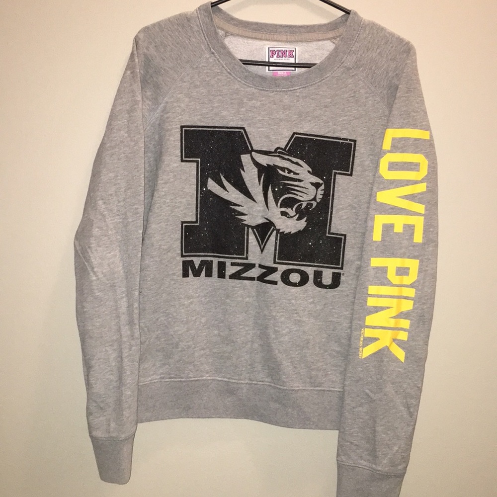 Pink Victoria Secret Mizzou pull over